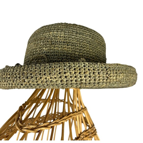 Corriboree Australia Olive Green Raffia Straw Hat Women Packable main image 7